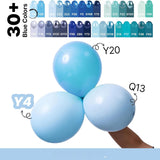 Pastel Sky Blue Balloon Arch Kit | 120pc Party Decor Set