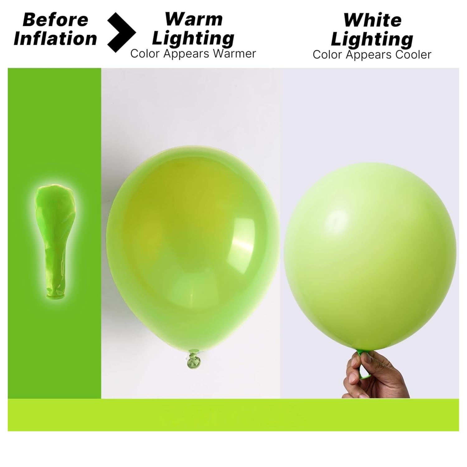 Lime Green Balloon Garland Arch Kit | Assorted Sizes for Parties