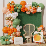 Little Cutie Orange Balloon Arch Kit | Baby Shower, First Birthday Party Decorations