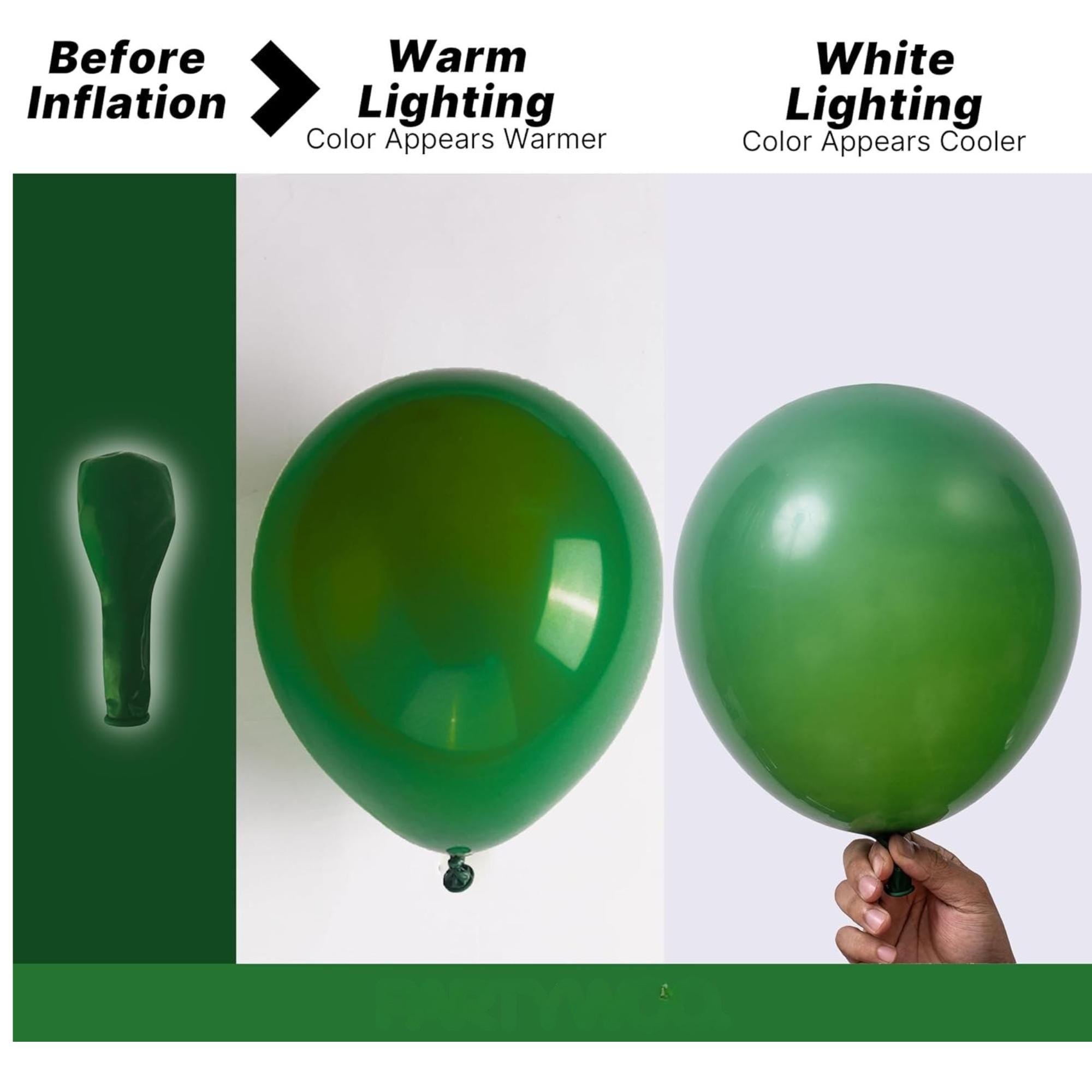 Dark Green Balloon Arch Kit, Emerald Hunter Forest Garland, Birthday Party Decor