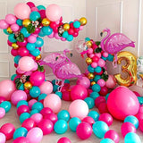 Hot Pink Teal Balloon Arch Kit | Birthday Baby Shower Garland