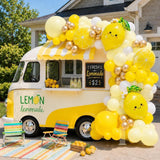 Lemonade Balloon Arch Kit | Yellow, Gold, White Garland for Parties