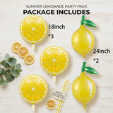 Lemon Slice & Whole Fruit Balloons | Bridal Shower, Baby Shower, Summer Birthday Decor