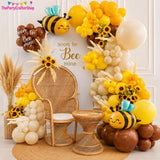Bee Party Balloon Arch Kit | Oh Babee Baby Shower Decorations, Bumble Bee Balloons