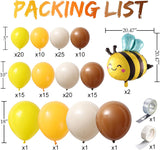 Bee Party Balloon Arch Kit | Oh Babee Baby Shower Decorations, Bumble Bee Balloons