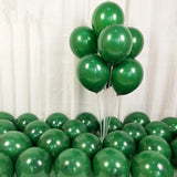 Dark Green Mini Balloons, 5 Inch Latex Party Decor, Birthday Wedding Baby Shower