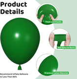 Dark Green Balloon Arch Kit, Hunter Emerald Garland, Jungle Safari Party Decor