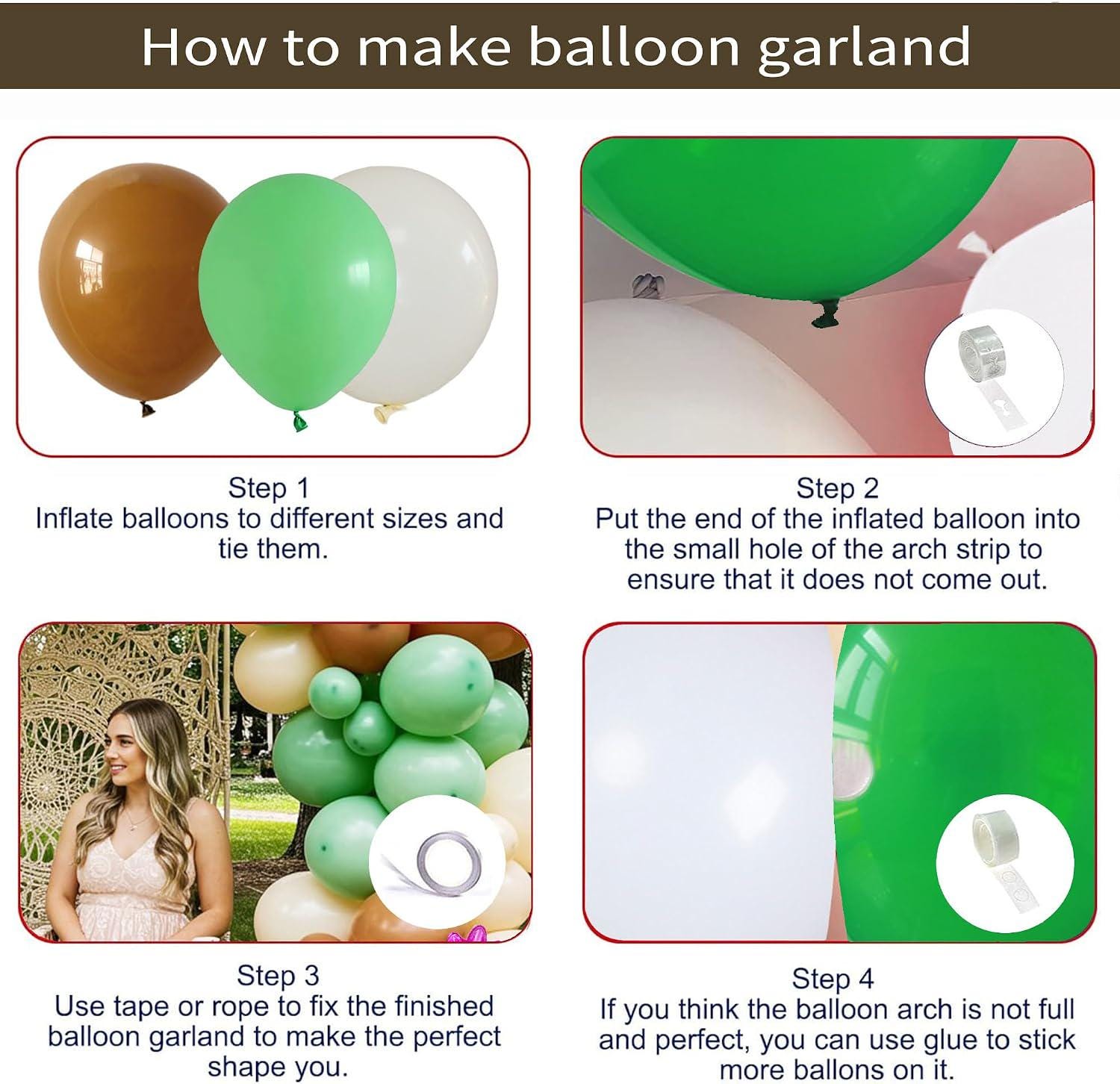 Cactus Boho Balloon Arch Kit | Desert Garden Party Decor