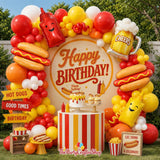 BBQ Balloon Arch Kit | Hot Dog, Ketchup, Mustard, Beer Party Decorations