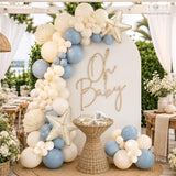 Blue White Starfish Balloon Arch Kit | Under the Sea Party Decorations