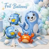 Under the Sea Baby Shower Kit | Ocean Animal Balloon Arch Backdrop Decorations