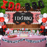 I Do BBQ Balloon Arch Kit | Bachelorette Bridal Shower Decor, Barbecue Backdrop Garland