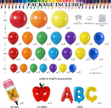 Back to School Balloon Arch Kit | Rainbow Birthday Party Garland