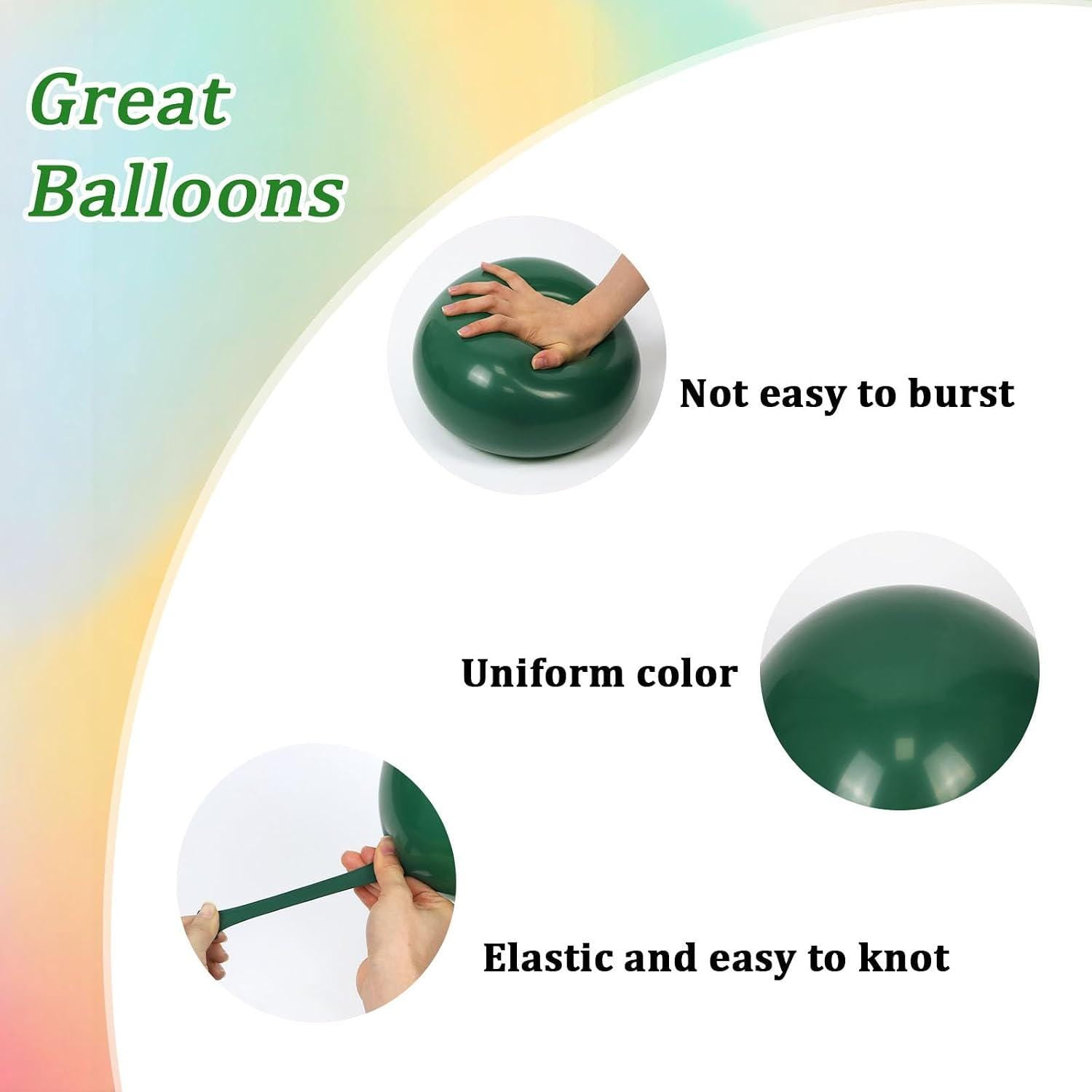 Tropical Balloons | Pink, Green, Orange Printed Party Decor