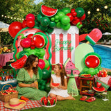 Watermelon Balloon Arch Kit | One in a Melon Birthday Party Decorations