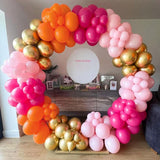 Pink Orange Balloon Arch Kit | Tropical Birthday, Wedding, Baby Shower Garland