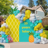 Teal Blue Yellow Balloon Arch Kit | Ocean Under the Sea Birthday Baby Shower Decor