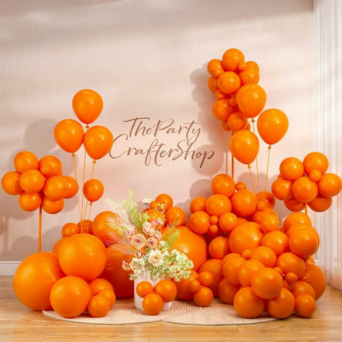 Orange Balloon Arch Kit | Fall Balloons for Graduation, Safari Birthday, Wedding, Halloween Party