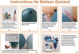 Race Car Balloon Arch Kit | Slate Blue Matte Balloons, Racing Foil Accents (Party Decor)