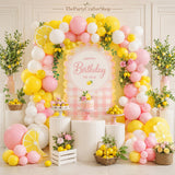 Pink Yellow Balloon Arch Kit | Lemonade Birthday, Baby Shower, Bridal Shower Decor