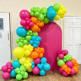 Tropical Rainbow Balloon Arch Kit | Hawaiian Summer Birthday Baby Shower Decor