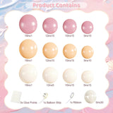 Dusty Pink Balloon Arch Kit | Blush, Pearl White, Ocean Baby Shower Decor