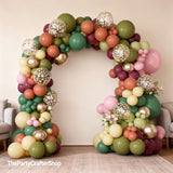 Dusty Pink Sage Green Balloon Arch Kit | Boho Baby Shower Birthday Party Decor