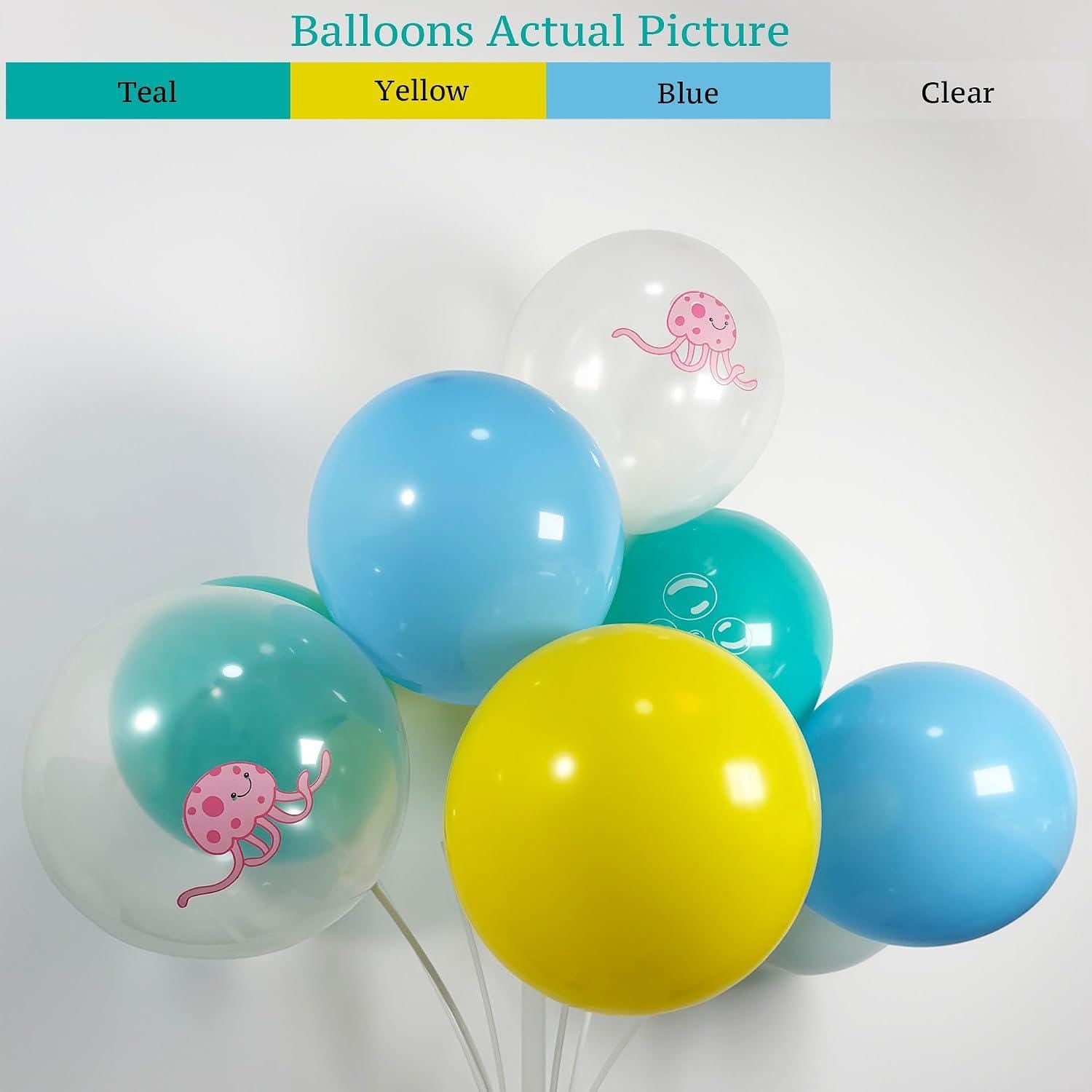 Under the Sea Balloon Garland Kit | Jellyfish, Bubbles, Ocean Party Decorations