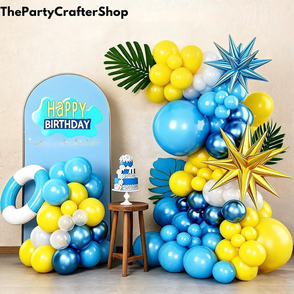 Hawaiian Balloon Garland Kit, Tropical Luau Party Arch Decor