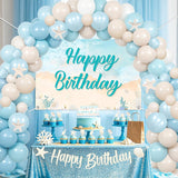 Coastal Beach Birthday Party Kit, Balloon Arch, Starfish, Shell Decorations