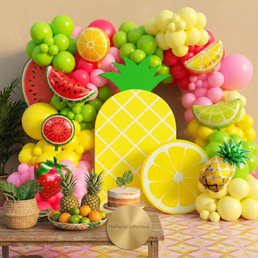 Fruit Balloon Arch Kit | Twotti Fruity Summer Tropical Party Decorations