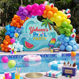 Tropical Balloon Arch Kit | Pool Party Garland, Summer Luau Decor (115 Pieces)