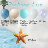 Under the Sea Balloon Arch Kit | Ocean Beach Baby Shower Garland, Starfish Decor