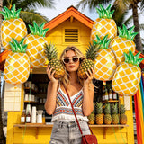 Pineapple Balloon Garland Kit | Tropical Luau Party Decor | 24 Inch Fruit Foil Balloons