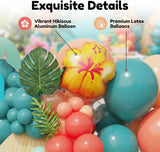 Luau Aloha Balloon Arch Kit | Tropical Hawaiian Party Decor, Summer Birthday Garland