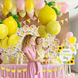 Lemonade Balloon Arch Kit | Tropical Summer Birthday Party Decor