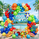 Pool Party Balloon Garland Kit | Tropical Summer Birthday Baby Shower Decor
