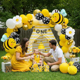 Bee Balloon Garland Kit | Daisy, Yellow, Gold Party Decor