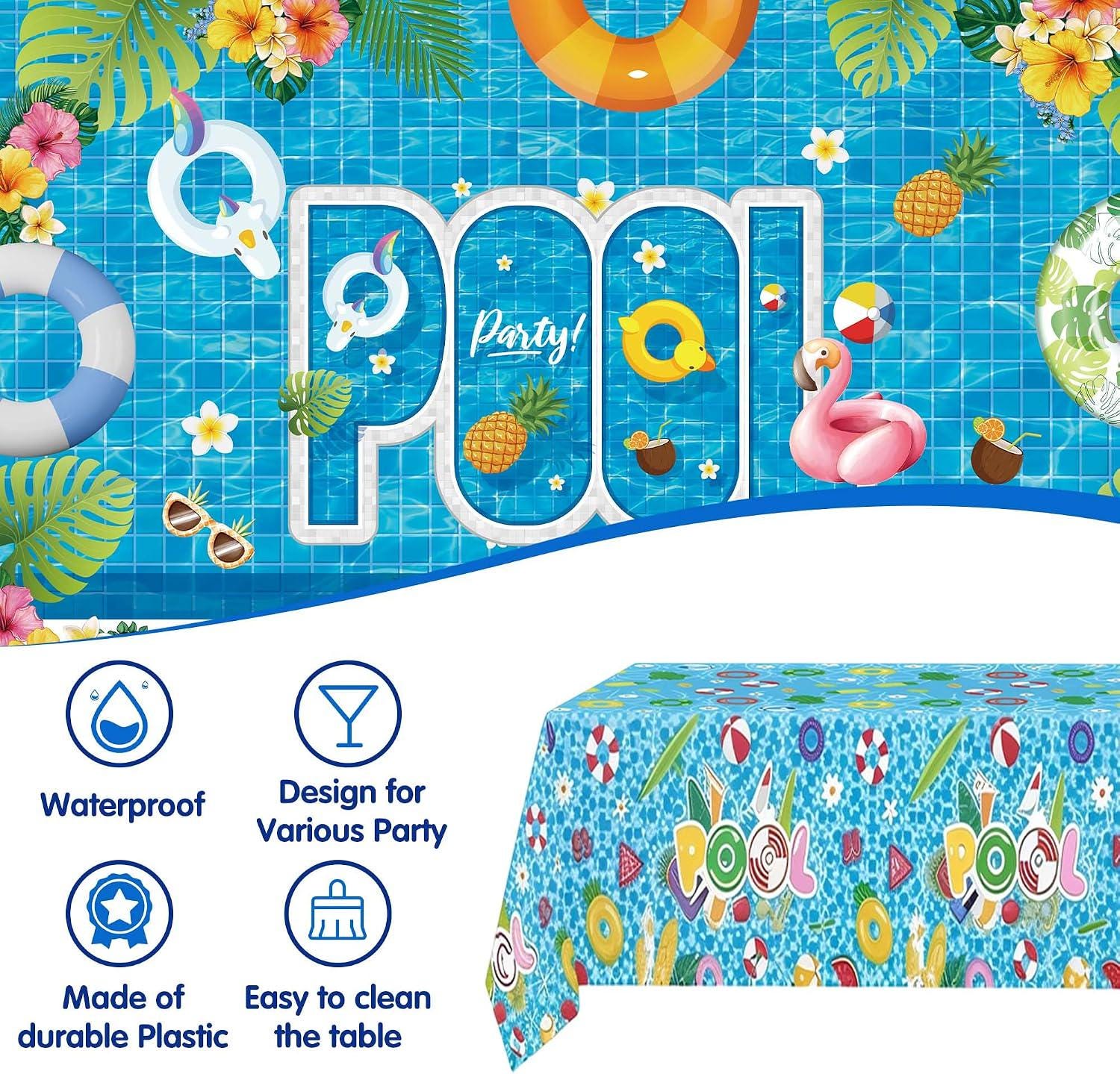 Pool Party Balloon Arch Kit | Tropical Summer Beach Backdrop Decor