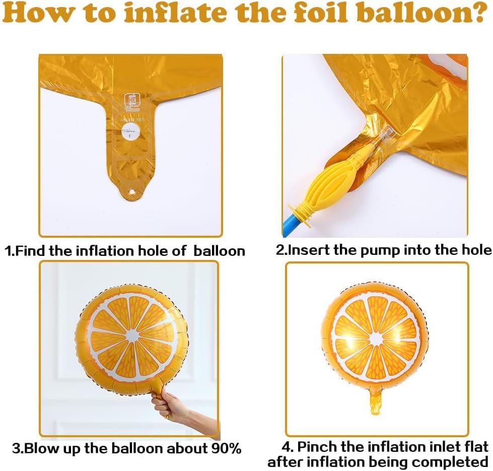 Lemon Balloon Arch Kit | Pastel Fruit Garland for Parties