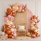 Little Pumpkin Balloon Arch Kit, Fall Baby Shower Garland, Thanksgiving Party Decor
