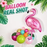 Tropical Flamingo Balloon Arch Kit | Luau Party Decorations, Pearl Pink Teal Balloons