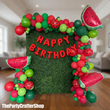 Watermelon Balloon Arch Kit | One in a Melon Birthday, Baby Shower, Summer Party Decor