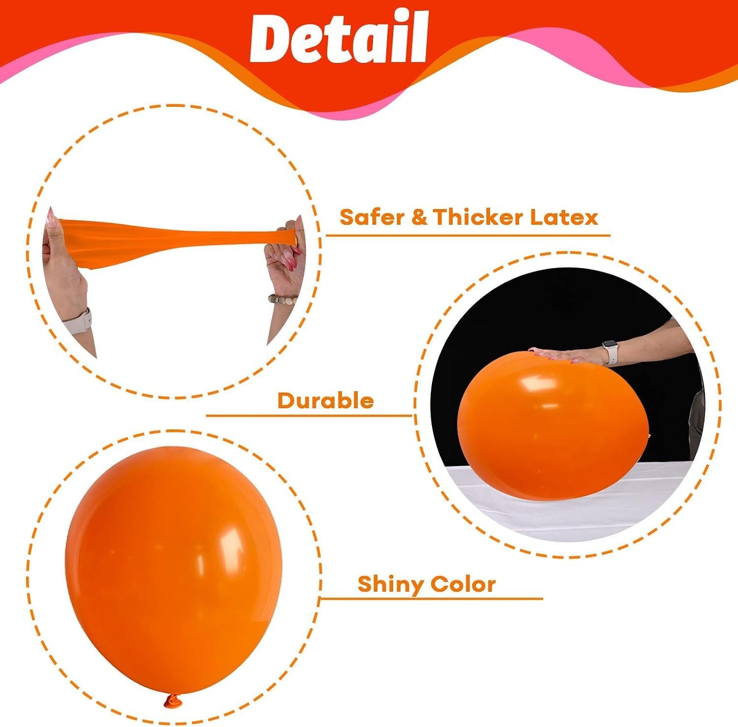 Pink Orange Balloon Arch Kit | Hot Pink, Gold Garland for Groovy Birthday Party