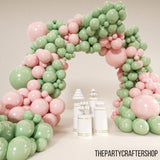 Pink Sage Green Balloon Arch Kit | Gender Reveal Baby Shower Party Decor