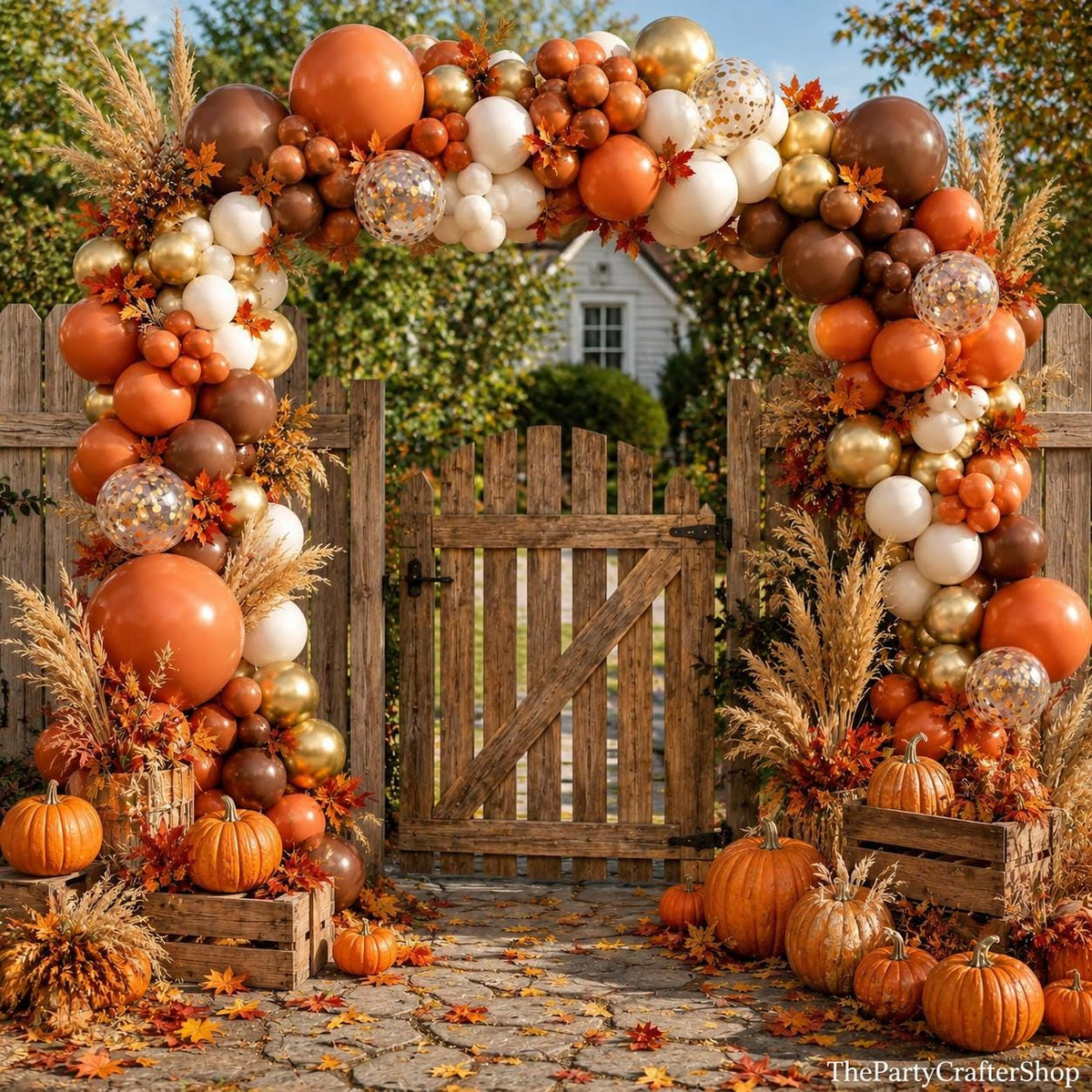 Fall Balloon Arch Kit, Thanksgiving Garland, Autumn Birthday Baby Shower Decor