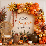 Fall Balloon Arch Kit, Terracotta Gold Beige, Autumn Party Decor