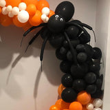 Graduation Balloon Arch Kit, Orange Black White Garland, Congrats Grad Party Decorations