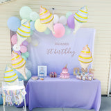 12pc Large Ice Cream Foil Balloons | 19 Inch Summer Party Decorations