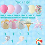 Pool Party Balloon Arch Kit | Summer Birthday, Beach, Ice Cream Theme Decorations